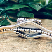 Vintage Cuff, Paul Livingston Jewelry, Paul Livingston Cuff, Blue Lapis Cuff, Vintage Bracelet, Silver Bracelet, Lapis Lazuli Jewelry, Blue
