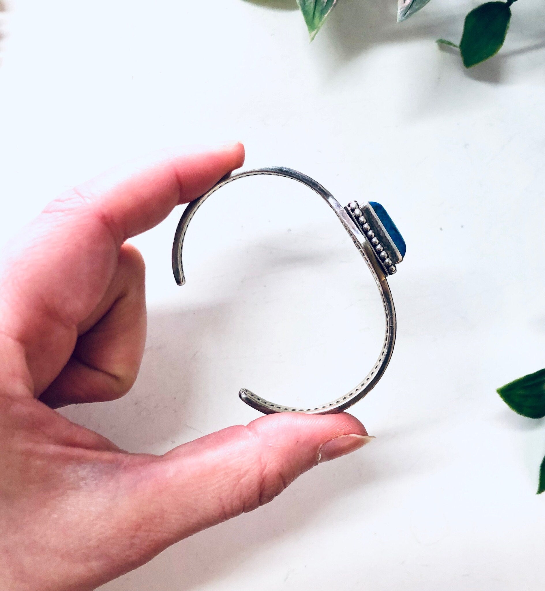 Vintage Cuff, Paul Livingston Jewelry, Paul Livingston Cuff, Blue Lapis Cuff, Vintage Bracelet, Silver Bracelet, Lapis Lazuli Jewelry, Blue