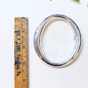 Vintage Silver Bracelet, Bangle Bracelet, Hollow Silver Bracelet, Vintage Jewelry, Made in Thailand, Statement Jewelry, Silver Bangle, 925
