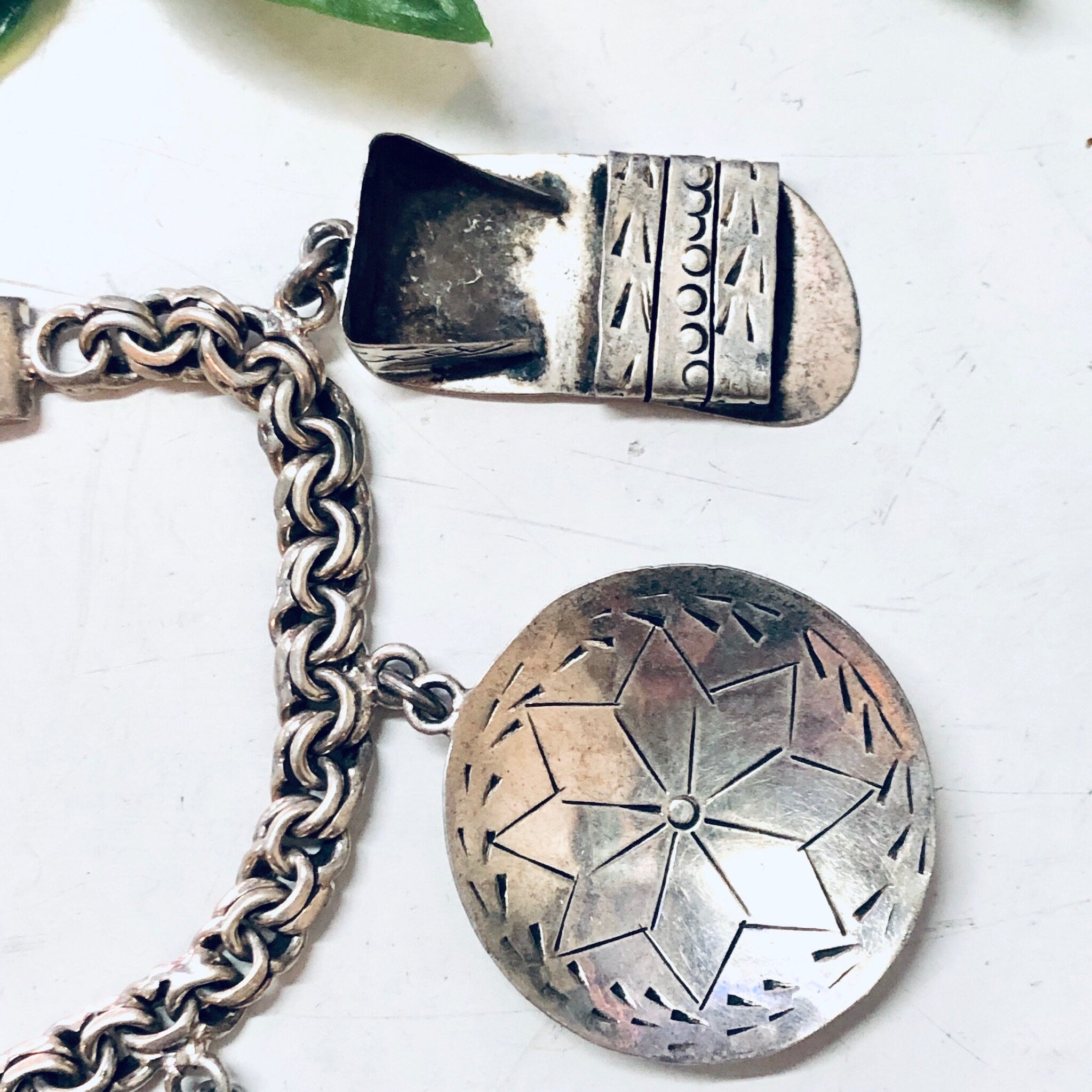 Vintage Charm Bracelet, Charm Bracelet, Mexican Inspired Bracelet, Sombrero Bracelet, Concho Bracelet, Silver Charm Bracelet, Souvenir, 925