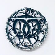 Vintage Pendant, Vintage Brooch, Snake Pendant, Snake Brooch, Vintage Jewelry, Silver Jewelry, Celtic Snake, Unique Jewelry, Vintage Pin