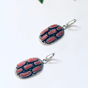 Vintage Earrings, Silver Earrings, Coral Jewelry, Coral Earrings, Vintage Jewelry, Pierced Ears, Southwestern Style, Boho Jewelry, Bohemian