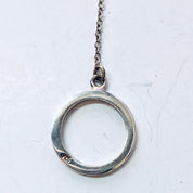 Vintage Necklace, Silver Necklace, Ball Necklace, Unique Jewelry, Statement Jewelry, Silver Chain, Ball and Chain, Thin Chain, 925 Necklace
