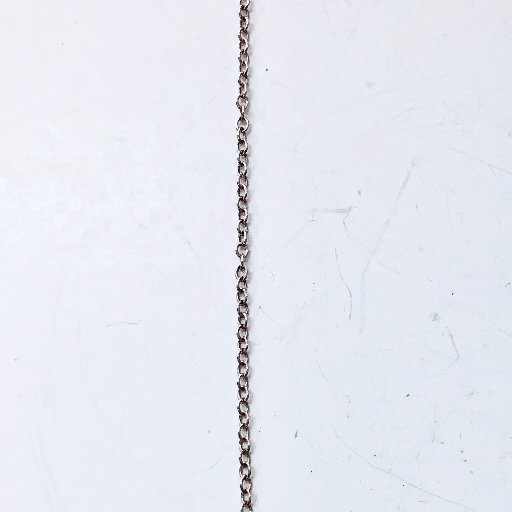 Vintage Necklace, Silver Necklace, Ball Necklace, Unique Jewelry, Statement Jewelry, Silver Chain, Ball and Chain, Thin Chain, 925 Necklace