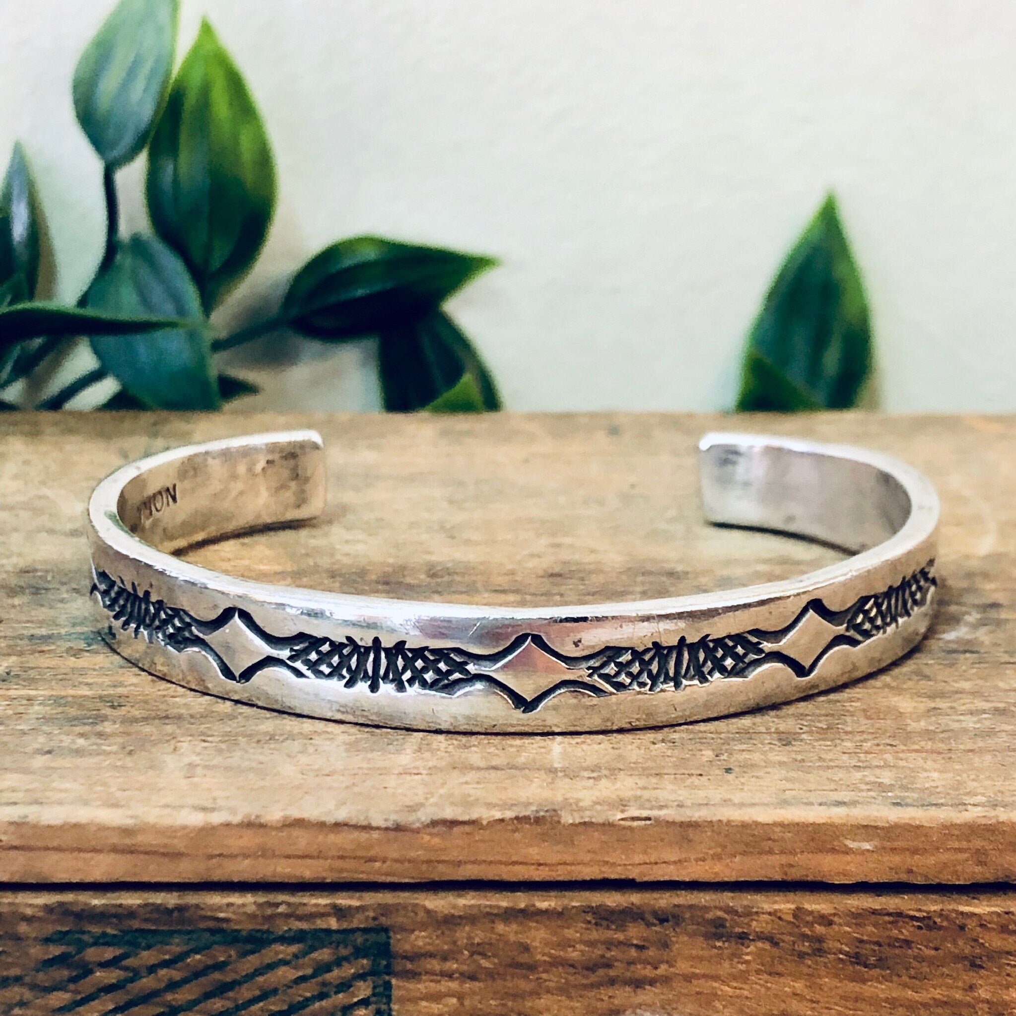 Vintage Cuff Bracelet, Nora Sterling Cuff, Nora Bill Cuff, Navajo Silversmith, Cuff Signed NORA, Silver Cuff, Navajo Cuff, Vintage Jewelry