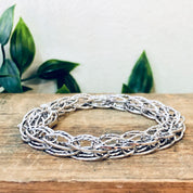 Vintage Bracelet, Silver Bracelet, Link Bracelet, Chain Bracelet, Vintage Jewelry, Simple Jewelry, Sterling Bracelet, 925 Bracelet, Unique