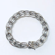 Vintage Bracelet, Silver Bracelet, Link Bracelet, Chain Bracelet, Vintage Jewelry, Simple Jewelry, Sterling Bracelet, 925 Bracelet, Unique