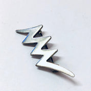 Vintage Brooch, Silver Brooch, Vintage Pin, Zig Zag Brooch, Vintage Jewelry, Lightning Design, Lightning Bolt, Unique Pin, 925 Brooch