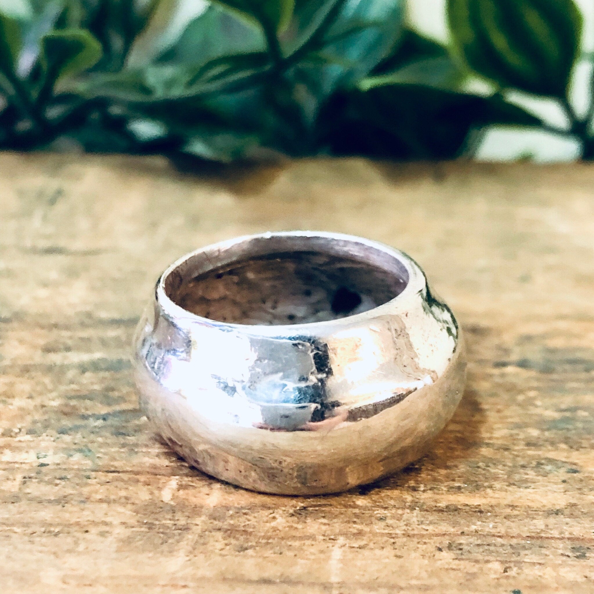 Vintage Ring, Silver Ring, Thick Band, Band Ring, Abstract Jewelry, Simple Ring, Stacking Ring, Unique Ring, 925 Ring, Statement Jewelry