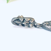 Vintage Earrings, Silver Earrings, Figural Jewelry, Art Nouveau Style, Lady Earrings, Unique Jewelry, Dangle Earrings, Vintage Jewelry, 925