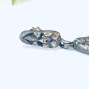 Vintage Earrings, Silver Earrings, Figural Jewelry, Art Nouveau Style, Lady Earrings, Unique Jewelry, Dangle Earrings, Vintage Jewelry, 925