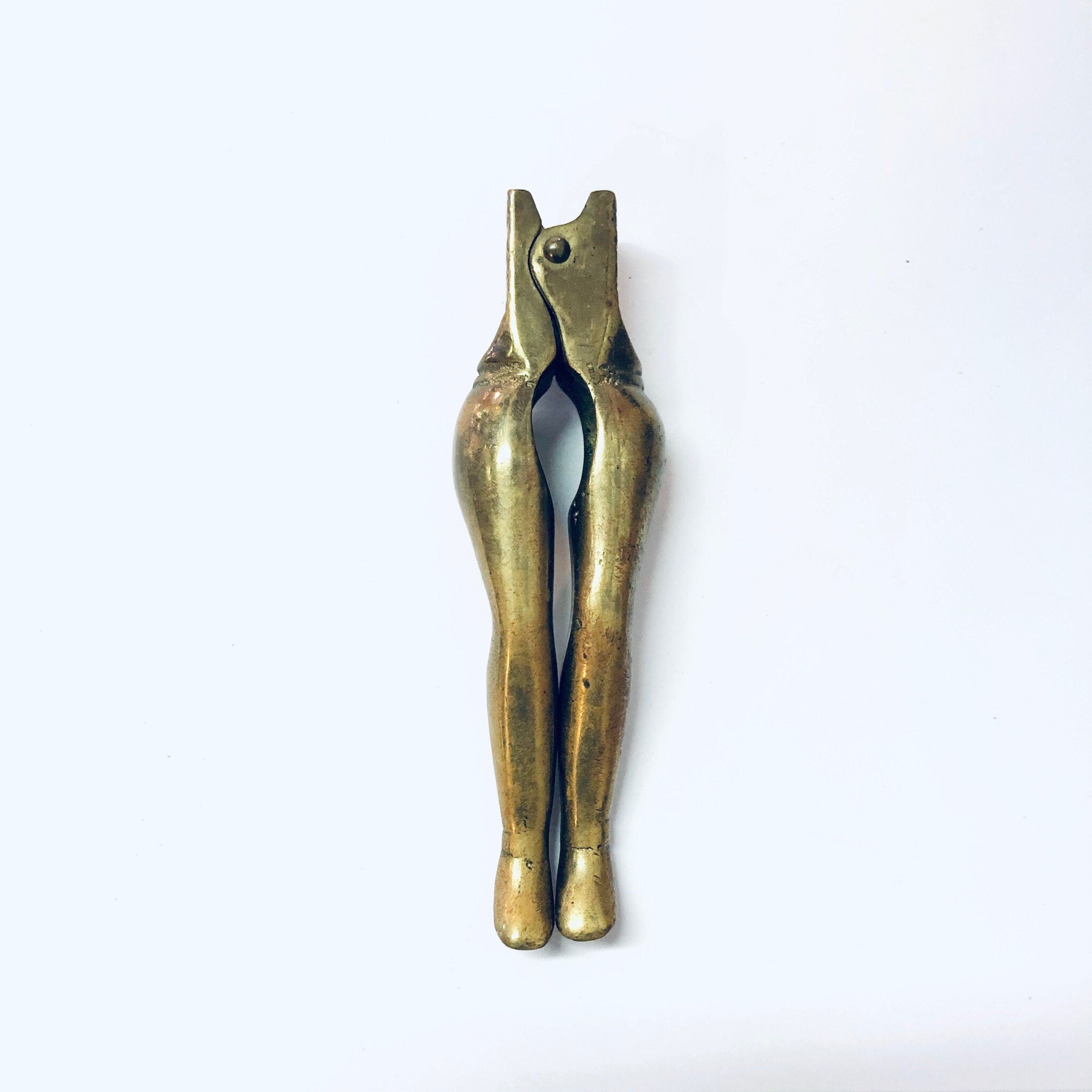Brass Legs Nutcracker, Nude Woman, Man Cave, Novelty Kitchen Accessory, Vintage Home Decor, Brass Nutcracker, Ladies Legs, Women's Legs
