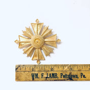 Vintage Brooch, Monet Brooch, Gold Toned Jewelry, Vintage Pin, Vintage Jewelry, Statement Jewelry, Unique Brooch, Monet Pin, Large Brooch