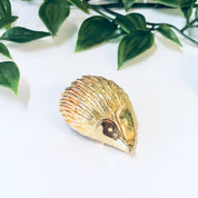 Hedgehog Brooch, Vintage Jewelry, Gold Toned Brooch, Animal Pin, Animal Jewelry, Hedgehog, Vintage Pin, Unique Jewelry, Costume Jewelry,