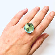 Vintage Ring, Disco Ball Ring, Unique Jewelry, Statement Jewelry, Cocktail Ring, Costume Jewelry, Large Ring, Iridescent Ring, Gold Ring