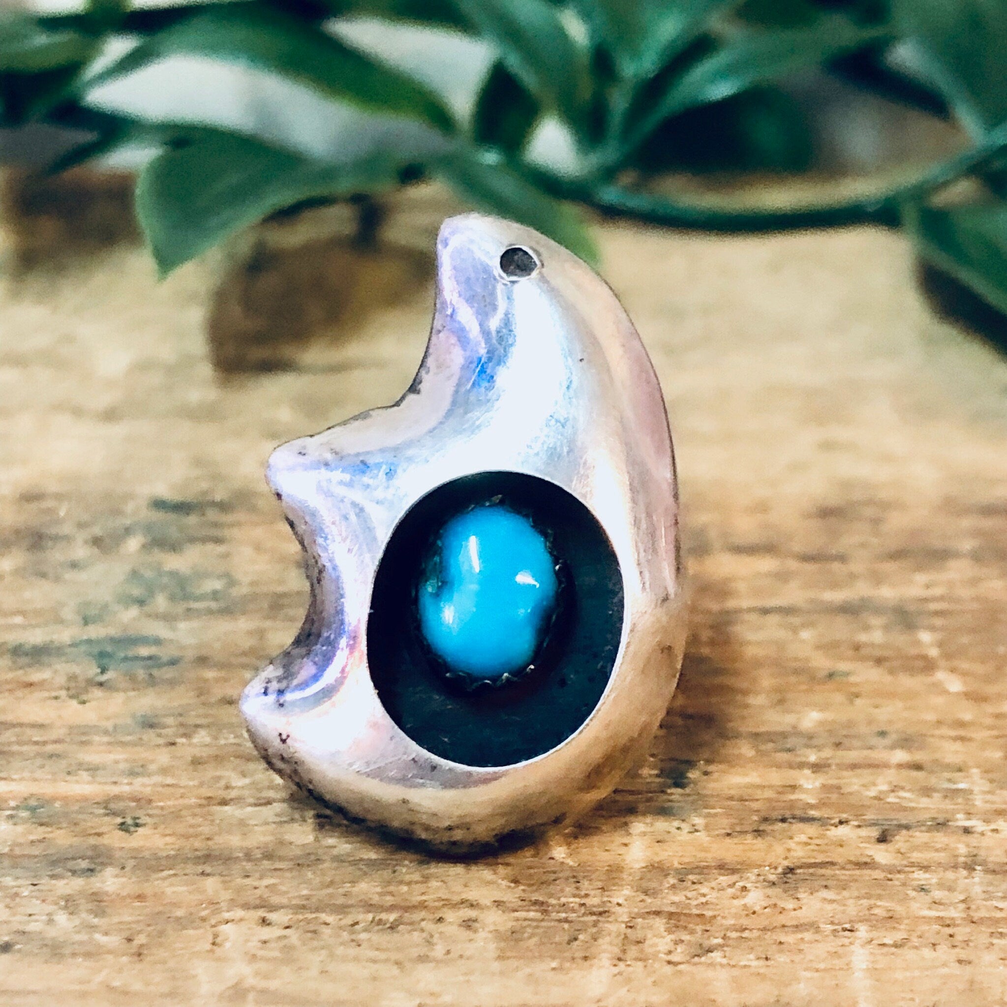 Vintage Ring, Silver Ring, Turquoise Ring, Turquoise Jewelry, Vintage Jewelry, Blue and Silver, Unique Ring, Abstract Jewelry, Southwestern