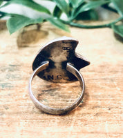 Vintage Ring, Silver Ring, Turquoise Ring, Turquoise Jewelry, Vintage Jewelry, Blue and Silver, Unique Ring, Abstract Jewelry, Southwestern