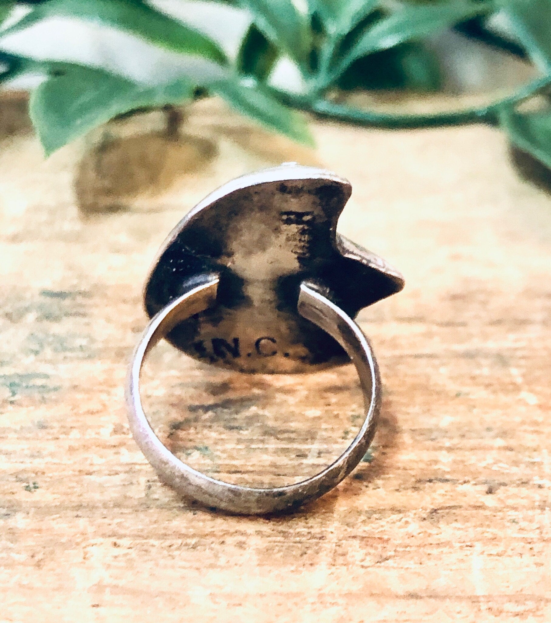 Vintage Ring, Silver Ring, Turquoise Ring, Turquoise Jewelry, Vintage Jewelry, Blue and Silver, Unique Ring, Abstract Jewelry, Southwestern