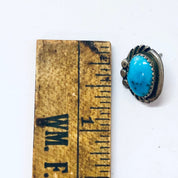 Vintage Earrings, Silver Earrings, Turquoise Jewelry, Boho Style, Bohemian Stye, Boho Jewelry, Vintage Jewelry, Small Earrings, Studs, 925