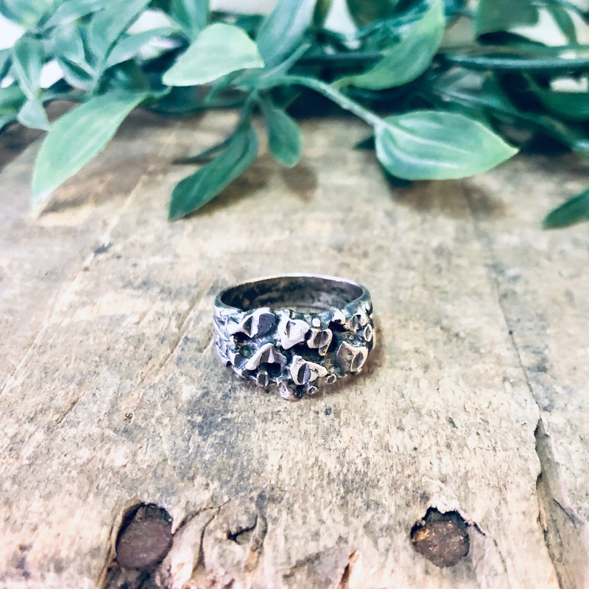 Vintage Ring, Silver Ring, Nugget Ring, Statement Jewelry, Silver Jewelry, Unique Jewelry, Silver Nugget Ring, Large Ring, Vintage Jewelry