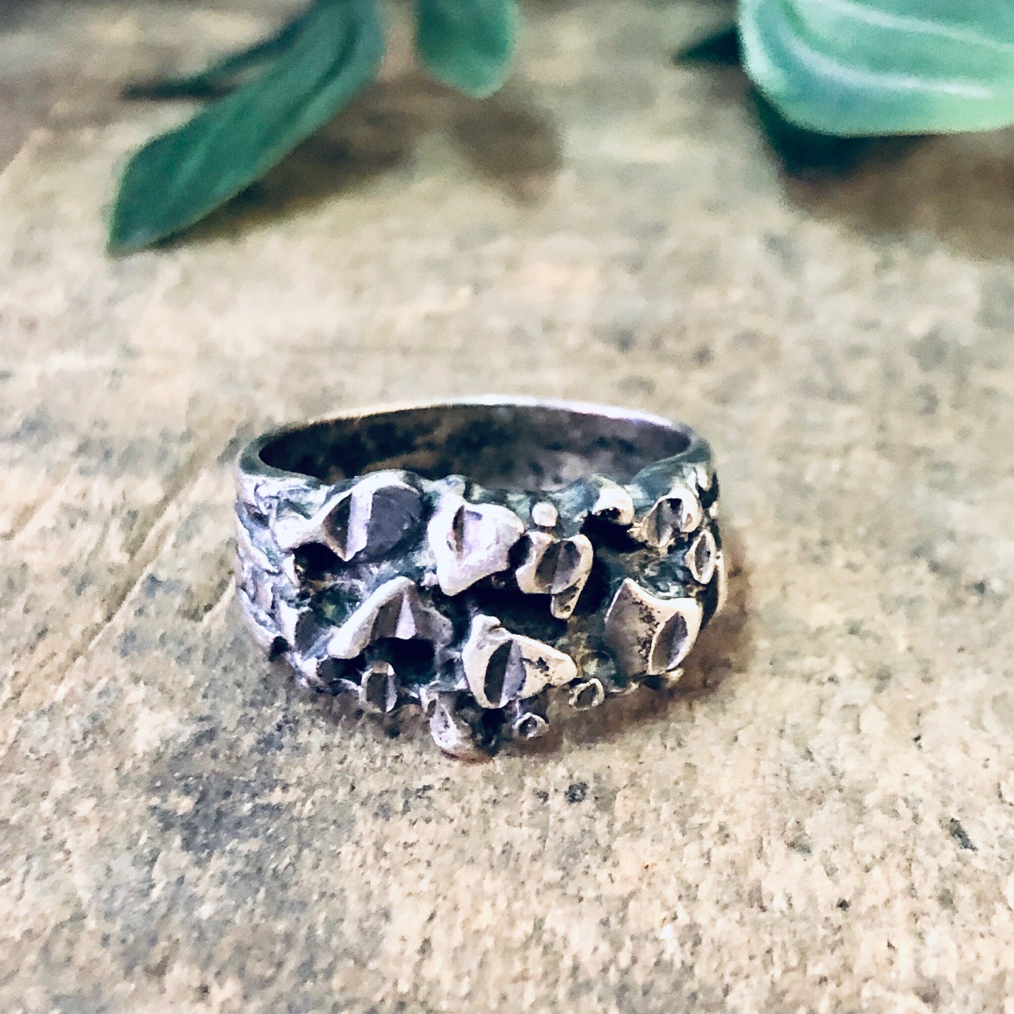 Vintage Ring, Silver Ring, Nugget Ring, Statement Jewelry, Silver Jewelry, Unique Jewelry, Silver Nugget Ring, Large Ring, Vintage Jewelry