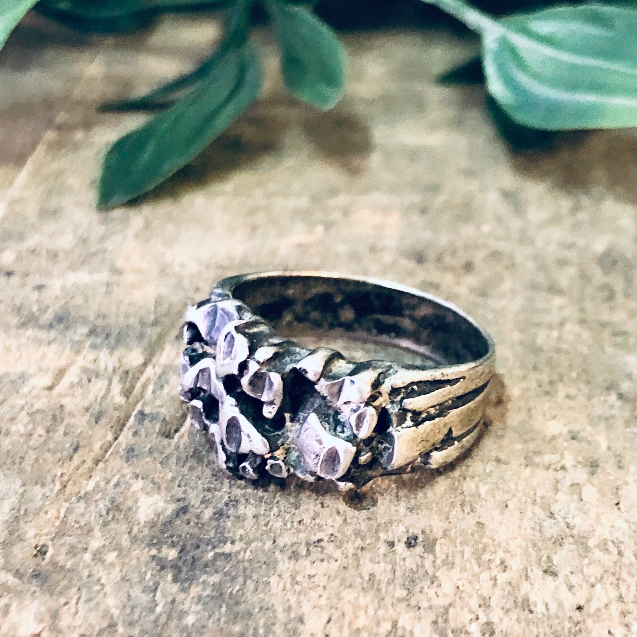 Vintage Ring, Silver Ring, Nugget Ring, Statement Jewelry, Silver Jewelry, Unique Jewelry, Silver Nugget Ring, Large Ring, Vintage Jewelry