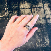 Vintage Ring, Silver Ring, Nugget Ring, Statement Jewelry, Silver Jewelry, Unique Jewelry, Silver Nugget Ring, Large Ring, Vintage Jewelry