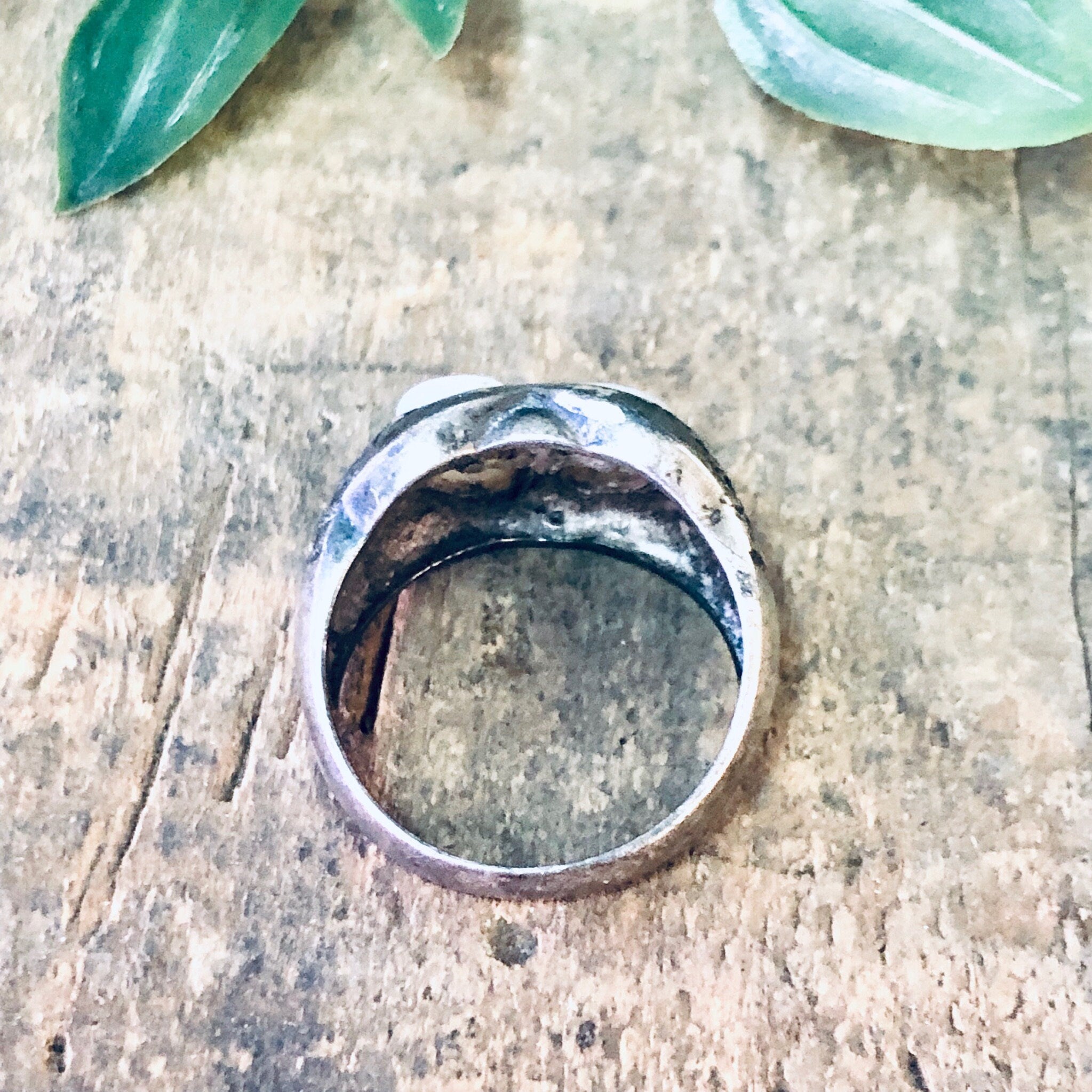 Vintage Ring, Owl Ring, Silver Ring, Mother of Pearl, Statement Jewelry, Animal Ring, Bird Ring, Unique Jewelry, Vintage Jewelry, 925 Ring