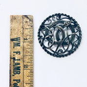 Vintage Pendant, Vintage Brooch, Snake Pendant, Snake Brooch, Vintage Jewelry, Silver Jewelry, Celtic Snake, Unique Jewelry, Vintage Pin