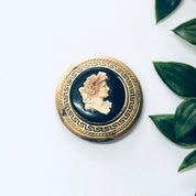 Vintage Brooch, Cameo Brooch, Gold Toned Brooch, Costume Jewelry, Statement Jewelry, Vintage Jewelry, Unique Cameo, Cameo Pin, Vintage Pin