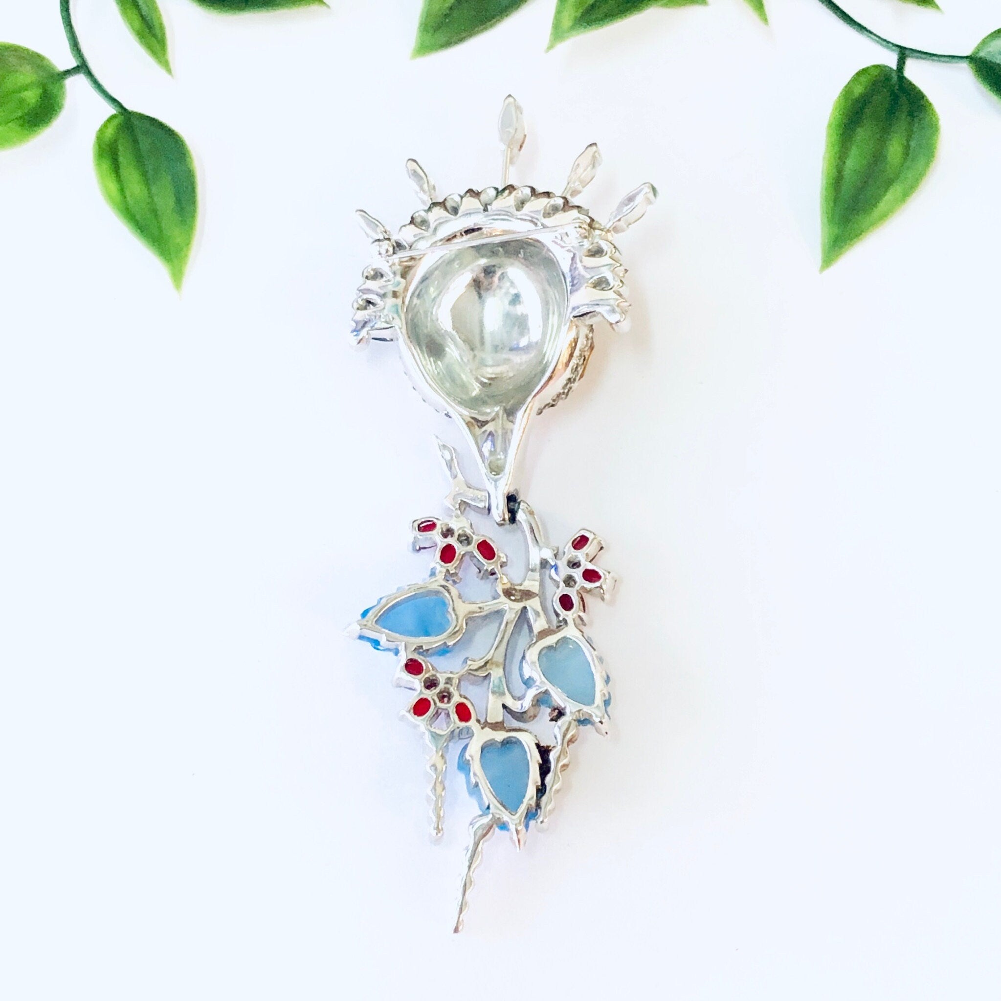 Vintage Mazer Brooch, Rhinestone Mazer Brooch, Vintage Pin, Designer Brooch, Signed Mazer Brooch, Rhinestone Jewelry, Vintage Jewelry, Mazer