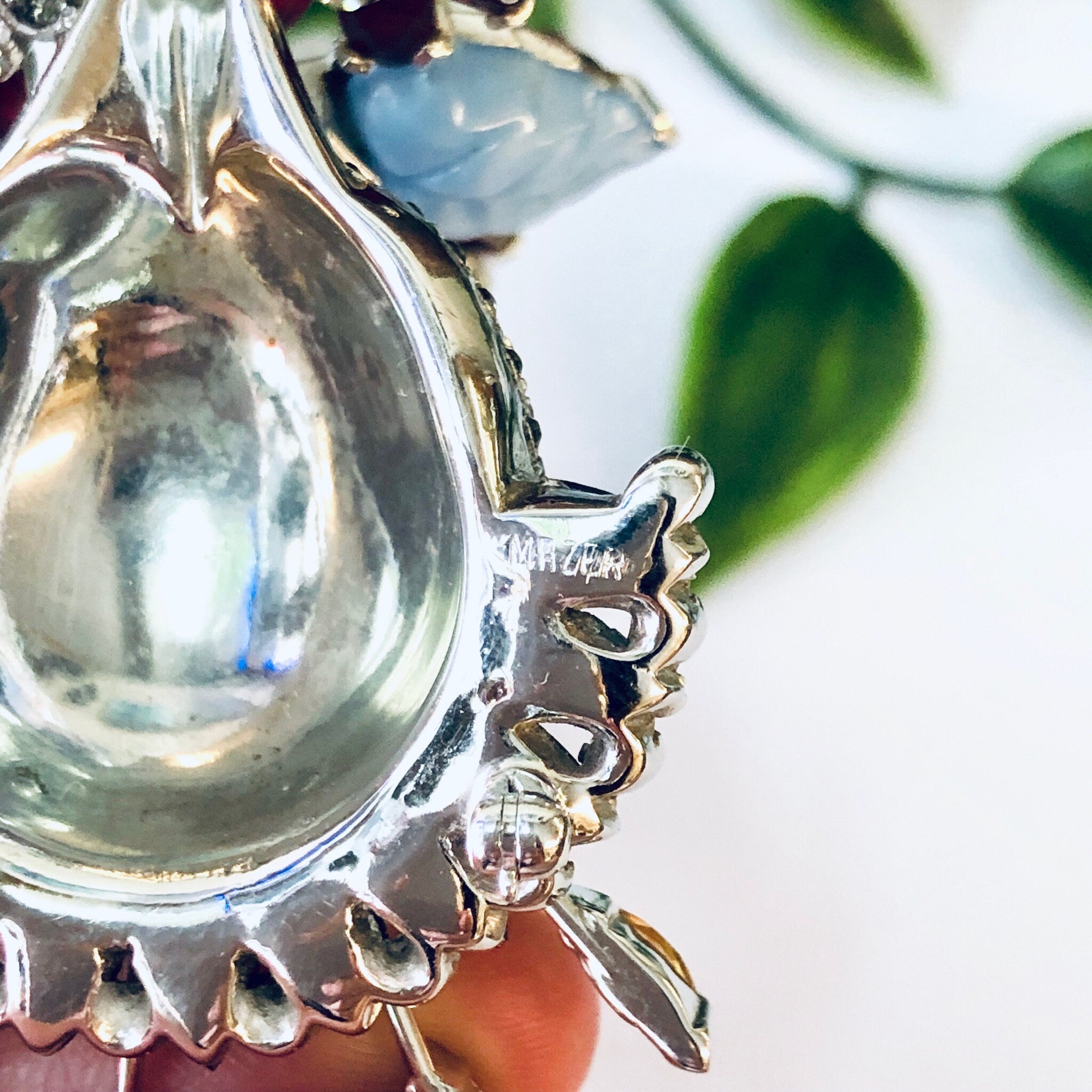 Vintage Mazer Brooch, Rhinestone Mazer Brooch, Vintage Pin, Designer Brooch, Signed Mazer Brooch, Rhinestone Jewelry, Vintage Jewelry, Mazer