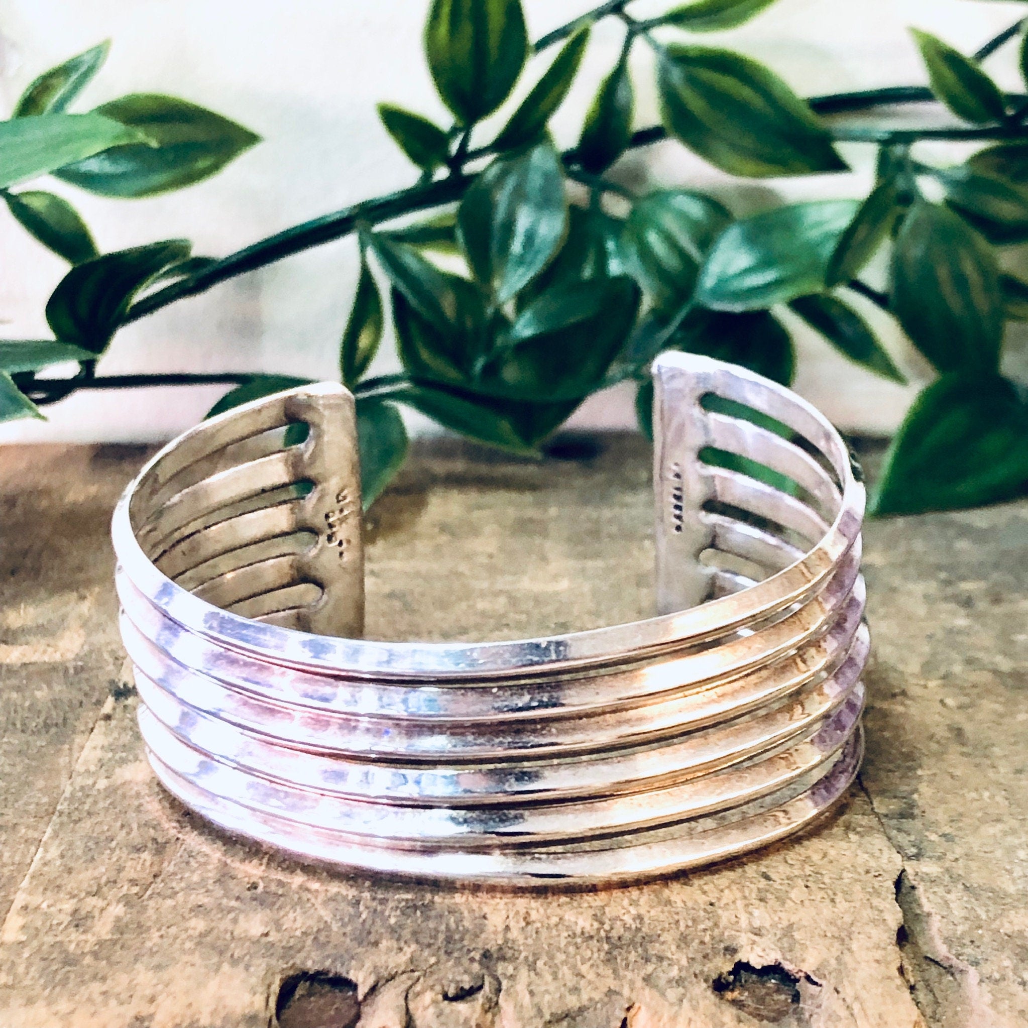 Vintage Bracelet, Silver Bracelet, Cuff Bracelet, Unique Jewelry, Vintage Jewelry, Sterling Silver Cuff, Cut Out Bracelet, 925 Bracelet, 925