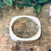Vintage Bracelet, Silver Bracelet, Unique Jewelry, Minimalist Bracelet, Vintage Jewelry, Square Shaped Bracelet, Bangle Bracelet, 925 Cuff