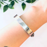 Vintage Bracelet, Silver Bracelet, Unique Jewelry, Minimalist Bracelet, Vintage Jewelry, Square Shaped Bracelet, Bangle Bracelet, 925 Cuff