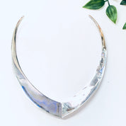Vintage Necklace, Vintage Choker, Silver Choker, Unique Jewelry, Vintage Jewelry, Sterling Choker, Bib Necklace, 925 Necklace, Gift Idea