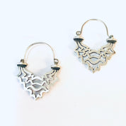 Vintage Earrings, Silver Earrings, Vintage Jewelry, Unique Earrings, pierced Ears, Hoop Earrings, Dangle Earrings, 925 Earrings, Dragon