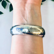 Vintage Bracelet, Silver Bracelet, Silver Bangle, Simple Jewelry, Statement Jewelry, Stacking Bracelet, Vintage Jewelry, Thick Bracelet, 925