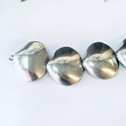 Vintage Bracelet, Link Bracelet, Silver Bracelet, Shell Design Bracelet, Small Bracelet, Vintage Jewelry, Unique Style, Unique Design, 925