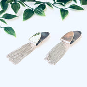 Vintage Earrings, Clip On Earrings, Fringe Earrings, Fringe Jewelry, Unique Jewelry, Silver Earrings, Made in Italy, Unique Design, 925