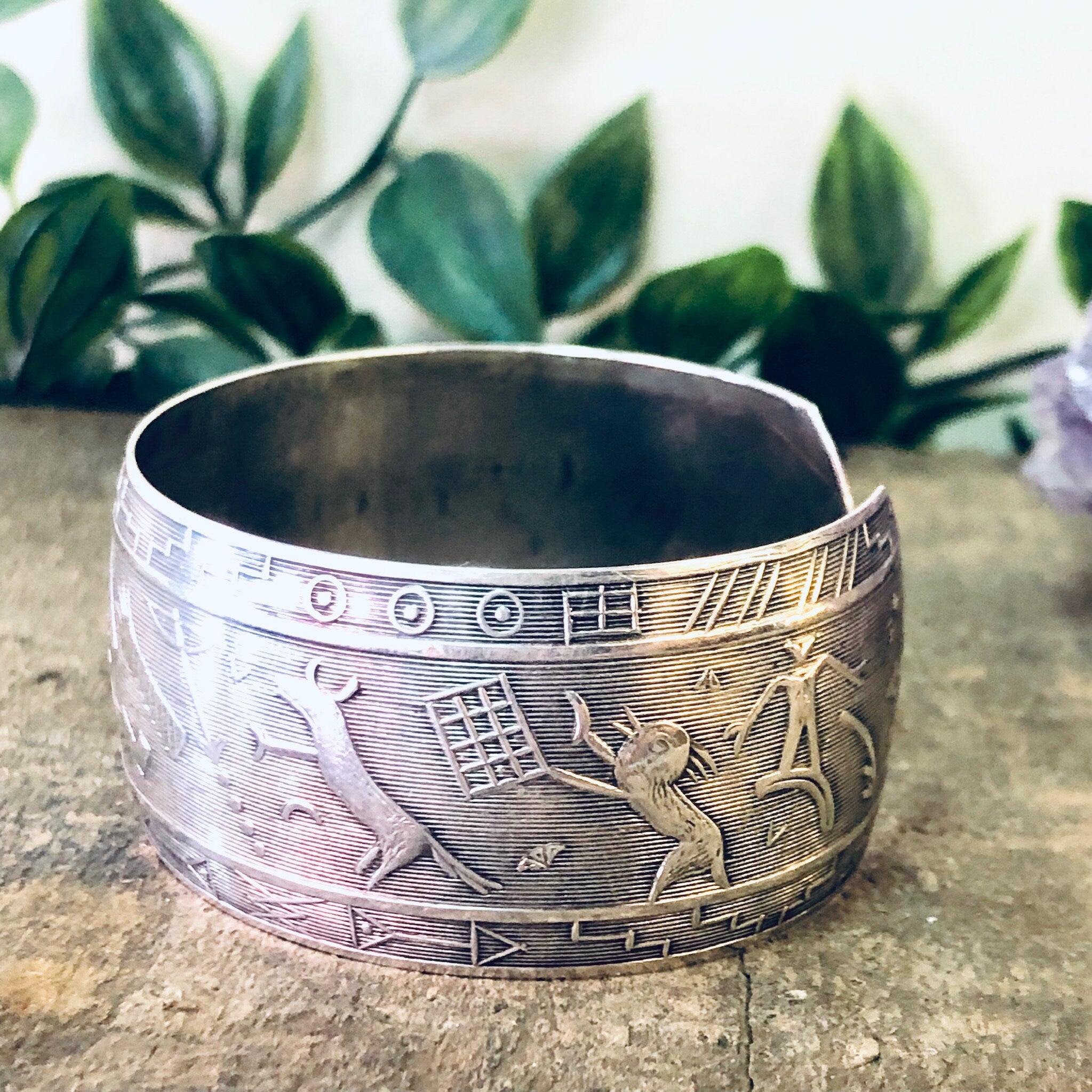 Vintage Bracelet, Cuff Bracelet, Silver Bracelet, Silver Jewelry, Unique Jewelry, Vintage Jewelry, Thick Cuff, Bird Jewelry, 925 Bracelet