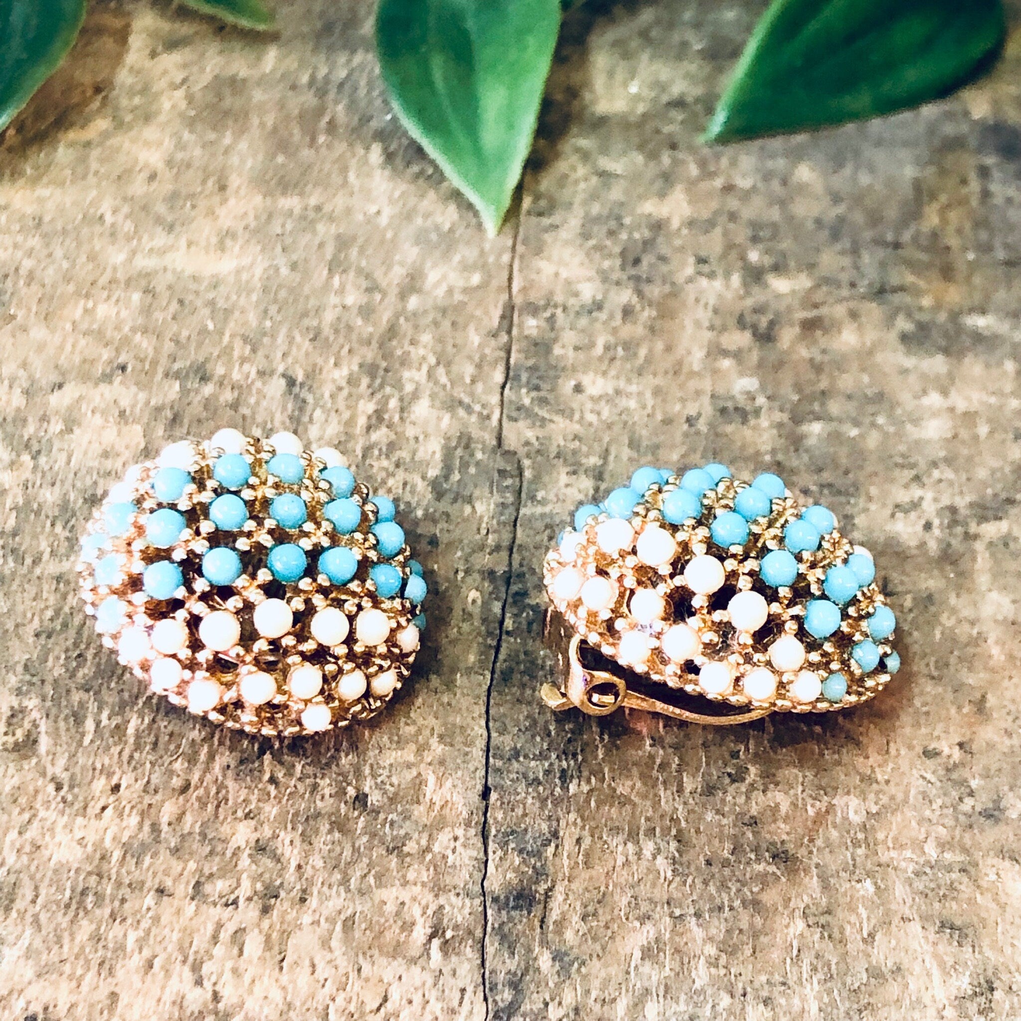 Ciner Clip On Earrings, Vintage Earrings, Clip On Earrings, Signed Ciner Earrings, Ciner Jewelry, Vintage Jewelry, Costume Jewelry, Beaded