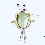 Vintage Brooch, Silver Brooch, Flower Brooch, Unique Jewelry, Vintage Pin, Signed Jewelry, Artist Brooch, Ruth Rosenfeld, Gold Toned Pin