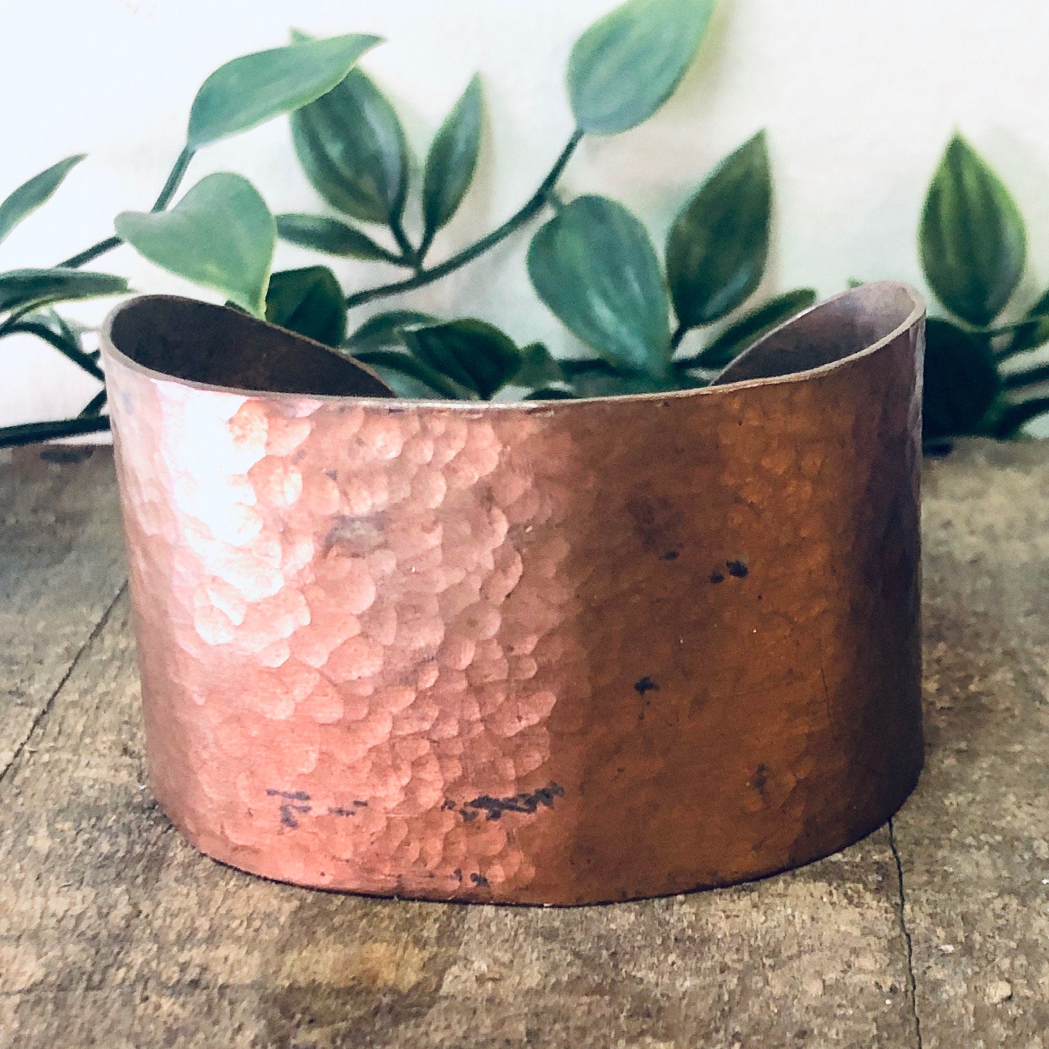 Vintage Cuff, Copper Bracelet, Copper Cuff, Hammered Copper, Hammered Cuff, Vintage Jewelry, Thick Cuff, Cuff Bracelet, Unique Bracelet