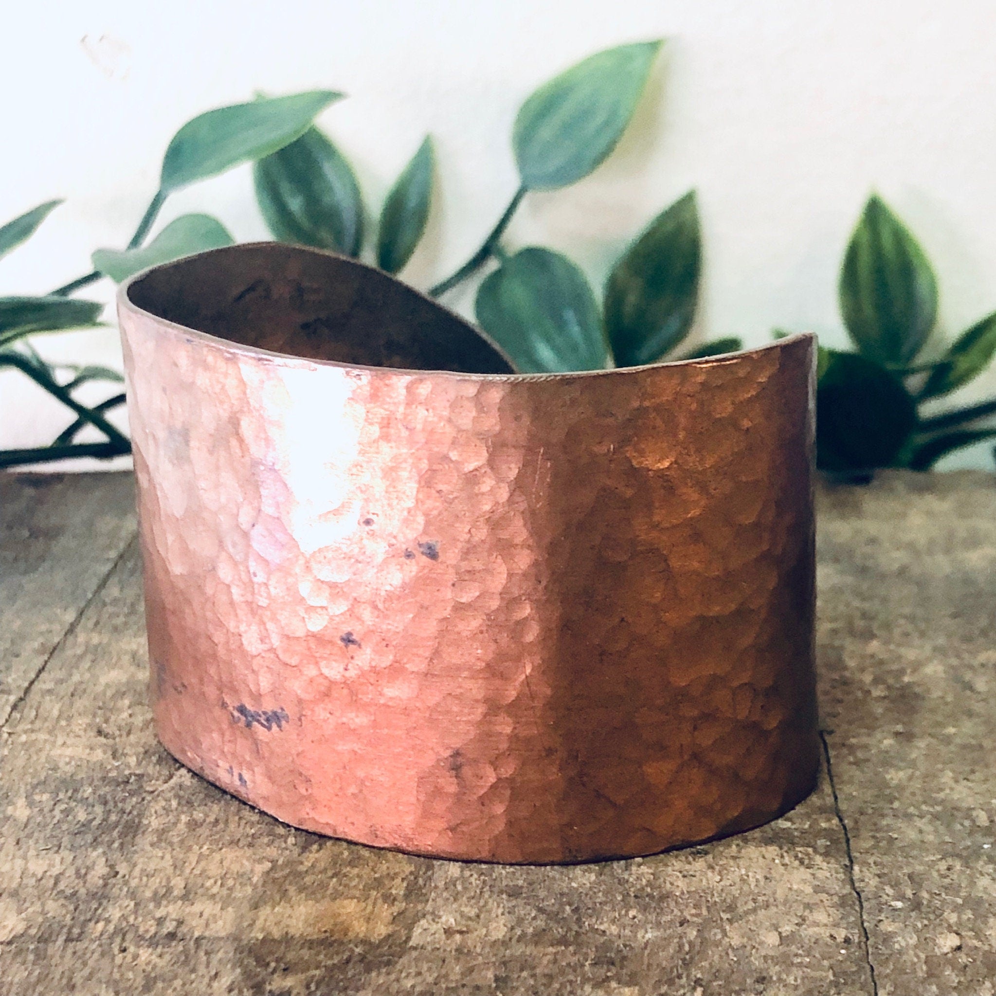 Vintage Cuff, Copper Bracelet, Copper Cuff, Hammered Copper, Hammered Cuff, Vintage Jewelry, Thick Cuff, Cuff Bracelet, Unique Bracelet
