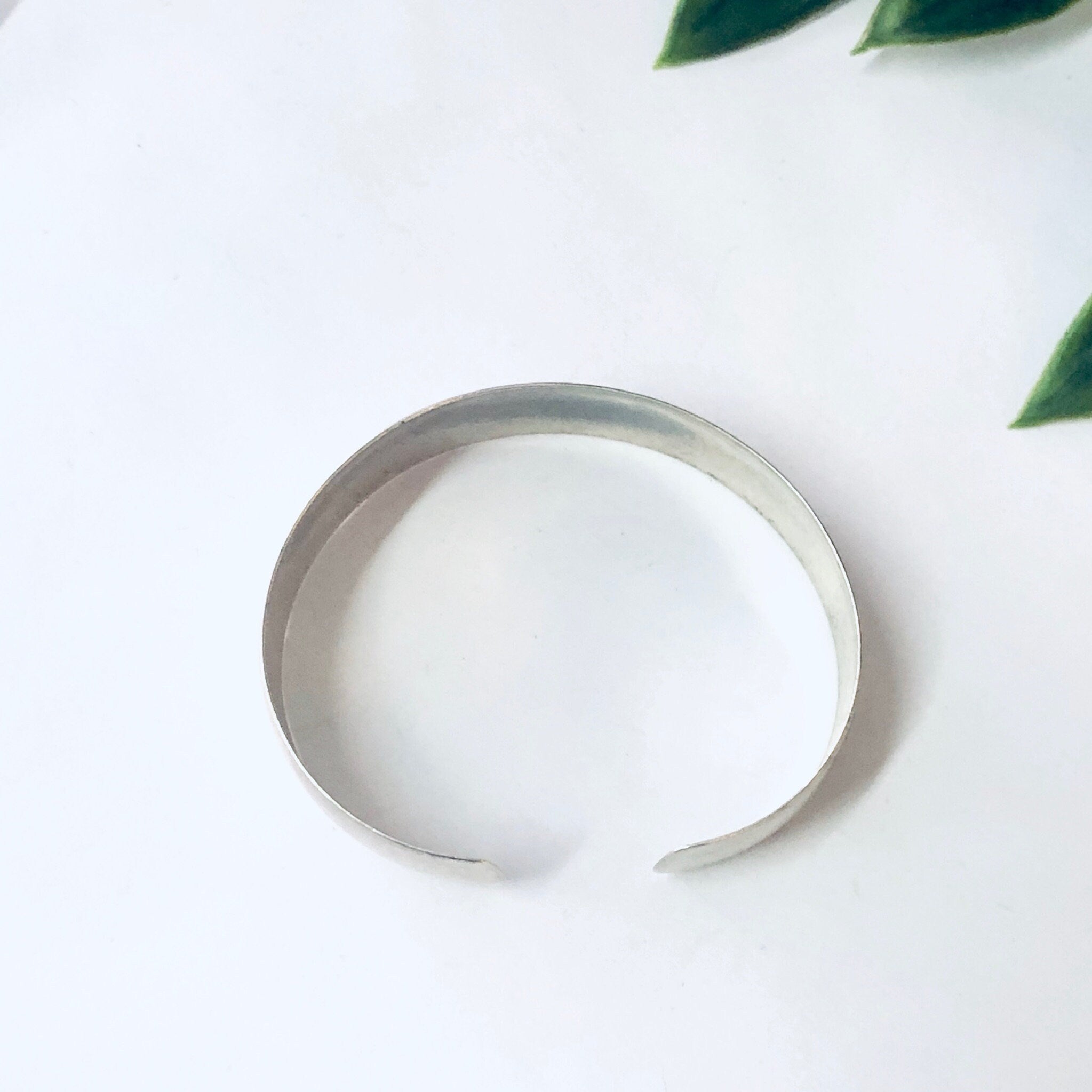 Vintage Bracelet, Silver Cuff, Vintage Cuff, Etched Bracelet, Unique Jewelry, Simple Cuff, Cuff Bracelet, Small Cuff, Vintage Jewelry, 925