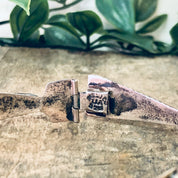 Vintage Bracelet, Link Bracelet, Abalone Jewelry, Abalone Bracelet, Vintage Jewelry, Silver Bracelet, Unique Jewelry, Shell Bracelet, 925