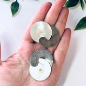 Vintage Earrings, Silver Earrings, Mother of Pearl, Dangle Earrings, Unique Jewelry, Retro Earrings, Pierced Ears, Statement Jewelry, 925