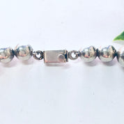 Vintage Necklace, Silver Necklace, Silver Beads, Hollow Silver Beads, Statement Jewelry, Unique Necklace, Large Beads, Beaded Jewelry, 925