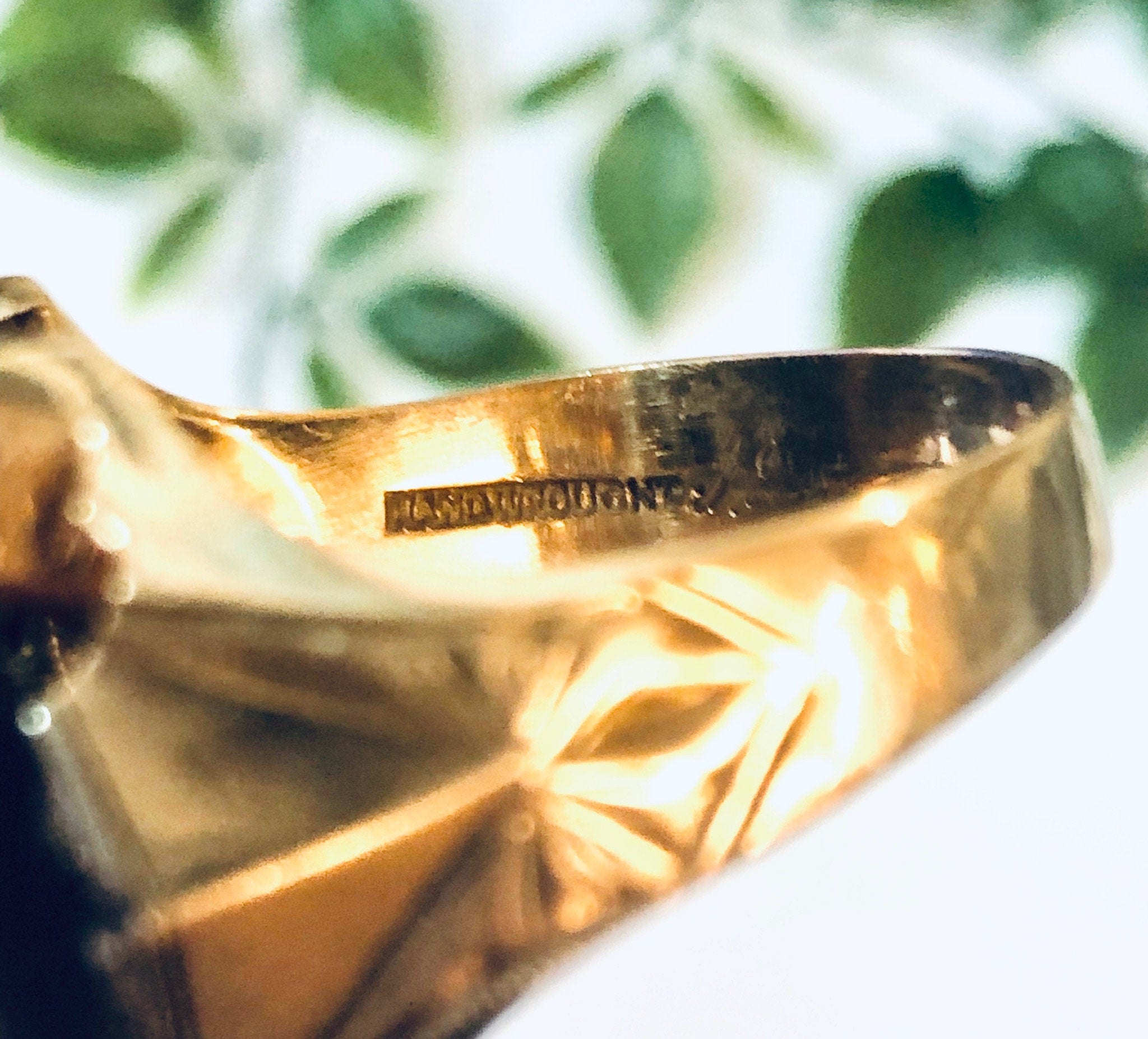 Vintage Gold Ring, 10K Gold Ring, Large Ring, Mens Jewelry, Cameo Ring, Cameo Jewelry, Vintage Jewelry, Diamond Ring, Brown Cameo, Gold